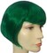 The Costume Center Dark Green Bargain Lulu Women Adult Halloween Wig Costume Accessory - One Size